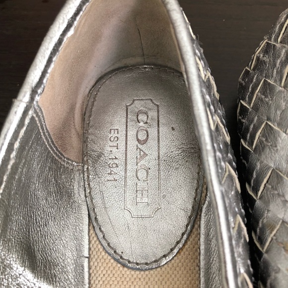 Silver Coach ballet flats - Picture 2 of 7